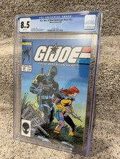 G.I. Joe #63 CGC 8.5 Marvel Comic Book Vintage Larry Hama Snake Eyes ARAH picture
