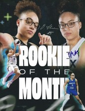OLIVIA MILES Signed 8 x 10 Photo Signed REPRINT Basketball MINNESOTA LYNX picture