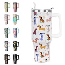 Dachshund Tumbler Wiener Dog Gifts Cute Puppy Dog Tumbler 40 oz Dachshund for... picture