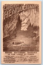 Aywaille Wallonia Belgium Postcard Cave of Remouchamps c1940's Vintage picture