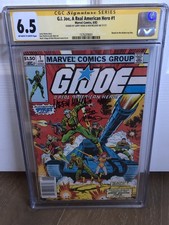 G.I. Joe #1 ARAH, CGC 6.5 SS Signed 2x Larry Hama & Bob McLeod, Newsstand 1982 picture
