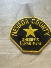Nevada County Sheriff California CA Patch New picture