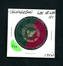 Classic $.50 Thunderbird Las Vegas, Nevada Casino Chip picture