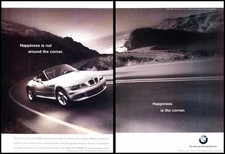1997 1998 BMW Z3 2-page Original Advertisement Print Art Car Ad J473 picture