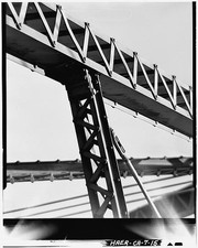 Photo:Colusa CA 1910s Sacramento River Bridge Truss Members picture