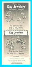 1978 KAY JEWELERS diamond ring vintage PRINT AD southern Indiana stores picture