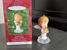 HALLMARK 2001 MARY'S ANGELS CHRYSANTHA SERIES ORNAMENT picture