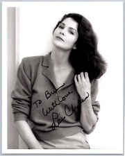 Lois Chiles Autographed Photo Signed Actress Black & White James Bond picture