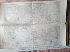 Vtg 1960 Vernal Utah/Colorado U.S. Geological Survey Map 24 X 32 picture