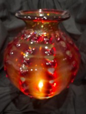Fratelli Toso Murano Glass Vase with Rare Technique - 14