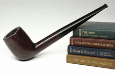 Unsmoked Vintage BBB Ultonia Straight Billiard Pipe Early 1900s MINT London picture