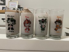 Set 4-Beijing 2008 Anime Friendlies Mascots-Olympics Coca Cola Glasses-Spanish picture