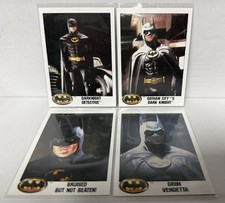1989 Topps Batman Series 1 Batman Cards (Lot of 4 Cards) picture