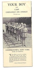 Old Brochure Your Boy and Camp Chenango On Otsego Cooperstown NY picture