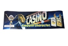 Vintage 1989 Camel Joe Casino Smooth Character 48.5”x14.75” Translite Art Sign picture
