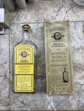 VTG J R Watkins Double Strength Vanilla Extract Bottle with Label / Box- 11 OZ picture