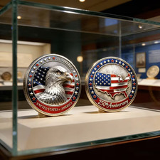 United States 250 Anniversary Challenge Coin Commemorative US 1-pc ce picture