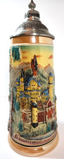 Konigsschloss Neuschwanstein Castle German Beer Stein Brand D.N. & E.I. New picture