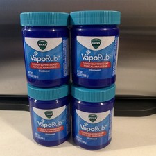 Vicks VapoRub Topical Analgesic Ointment - 3.53 oz. - 4 pk BB 7/26 picture
