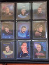 1993 SKYBOX STAR TREK MASTER SERIES COMPLETE BASE SET 90 NM-GEM MT picture