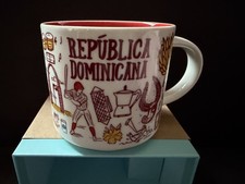 Starbucks DISCONTINUED Dominican Republic BEEN THERE 14 oz Mug.  NIB w/ SKU. picture