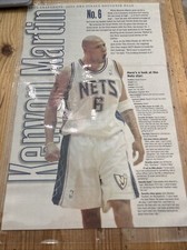 NJ Nets Kenyon Martin Laminated Newspaper Articles picture