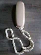 Vintage AT&T Trimline 210 Telephone Push Button Landline Wall Phone Beige picture