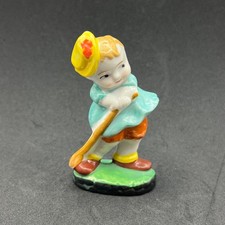 Vintage Maruyama Japan Porcelain Little Golfer Figurine Sports Kitsch picture