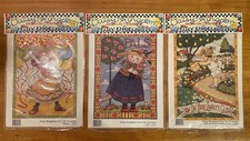 Lot 3 Vtg Daisy Kingdom Mary Engelbreit Iron On Transfer Happy Pals 6508 NOS picture