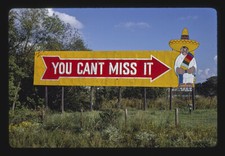 South of the border billboard You can't miss it Dillon South Carolina Old Photo picture