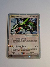 2003 Pokemon EX Dragon Rayquaza ex 97/97 Ultra Rare E-Reader DMG 97/97 picture