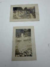 Vintage WW1 Military Grave Photo Reprints Set Of Two (2) SHIPS FREE IN THE USA picture