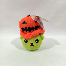 Mameshiba Edamame Green Bean Puppy Dog Happy Halloween Pumpkin Plush Toy Taito picture