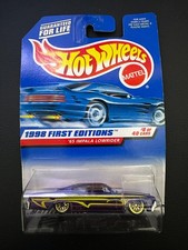 Hot Wheels #635 | '65 Impala Lowrider (Metalflake Purple) | 1998 First Editions picture