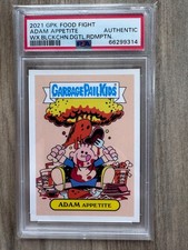 2021 GPK Food Fight Adam Appetite PSA Authentic Blockchain Digital Redemption -  picture