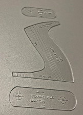Stanley No 4-1/2, 5, 5-1/2, 6, 7 & 8 Hand Plane Tote Handle Clear Templates picture