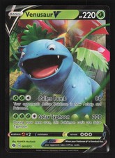 English NM Venusaur V 01/73 CHP Holofoil Pokemon Champion's Path picture