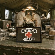 MASH 4077th Morale Patch, Military Medical Gift, Veteran TV Medic picture
