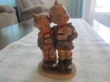 VINTAGE 1960 - 1972 GOEBEL HUMMEL FIGURE # 123 MAX & MORITZ  W/ ORIGINAL STICKER picture