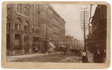 1890s Second Ave Nashville Tennessee Street View Cabinet Photo picture