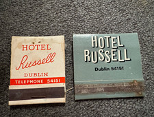 Lot Of 2 Vintage Dublin Hotel Matchbooks - Hotel Russell & Royal Hibernian picture