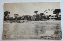 1949 CT Postcard Westbrook Connecticut Chapman Beach houses cottages vintage picture