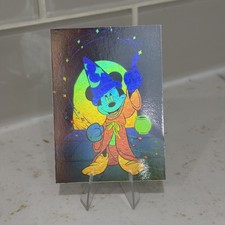 1991 Disney/Skybox Mickey Mouse Sorcerer’s Apprentice 2 Sided Hologram Fantasia picture