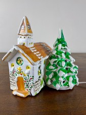 Vintage Dept 56 Wayside Chapel Original Snow Village 1976 Church Mann Taiwan picture