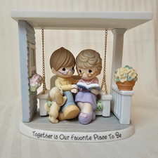 Precious Moments Together Is Our Favorite Place To Be Couple Front Porch Swing picture