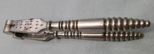 Antique Victorian silver tone metal reversible double hinged nut cracker picture
