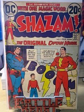 DC Comics Shazam #1 (Feb 1973) Bronze Age First Issue Superman Shazam picture