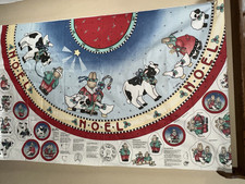 Vtg Daisy Kingdom Bunny Noel Collection Tree Skirt Ornaments Tablecloth Panel picture