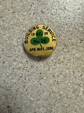 Antique 1939 A.F.L Building Service PIN Pinback. picture