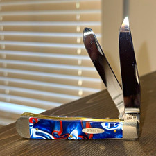 Case 6254 Full size Patriotic Kirinite Trapper. NO BOX picture